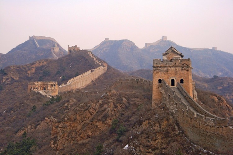 Chinese muur bij Beijing